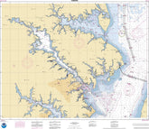 NOAA Nautical Chart 12282: Chesapeake Bay Severn and Magothy Rivers